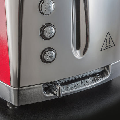 23220-70SA Russell Hobbs Luna 2 Slice Toaster Solar Red