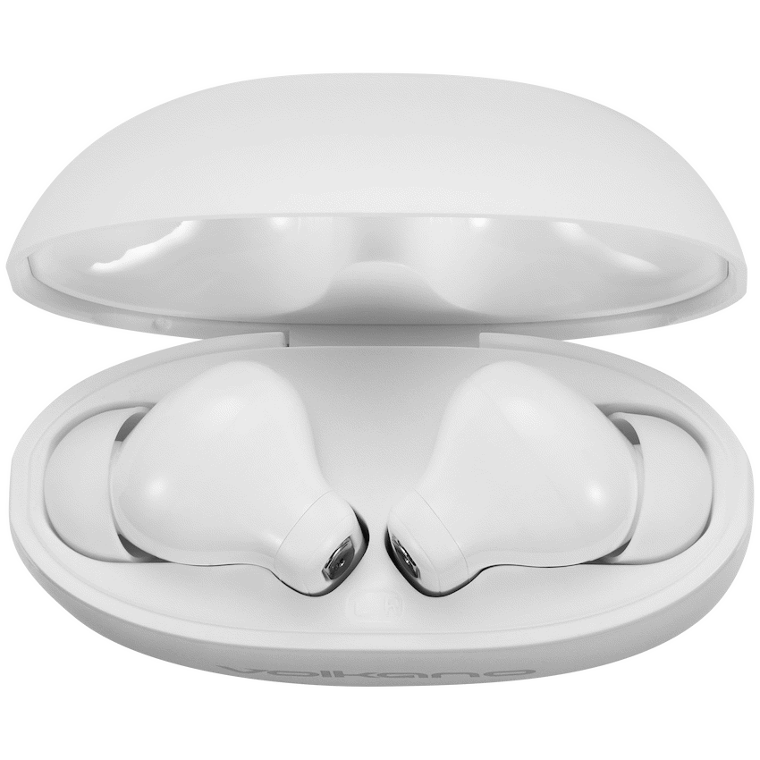 Volkano Pulse Series True Wireless Earphones with Charging Case - White