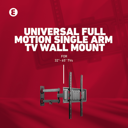 Ellies Solid series Full Motion Single Arm Mount 32"-65"TVs