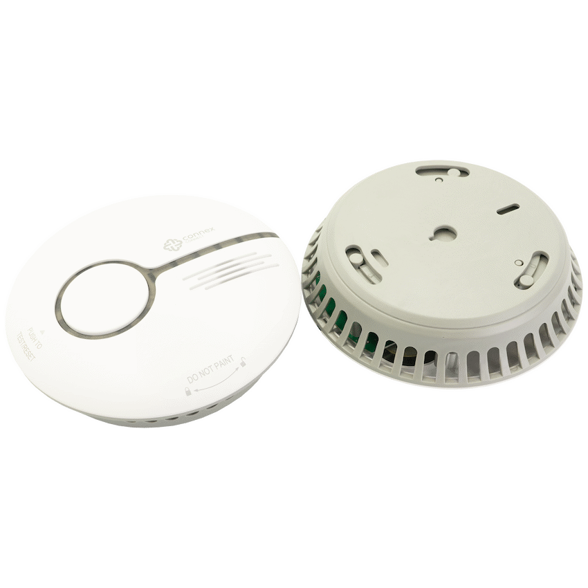 Smart Wi-Fi Smoke Detector Alarm Twin Pack
