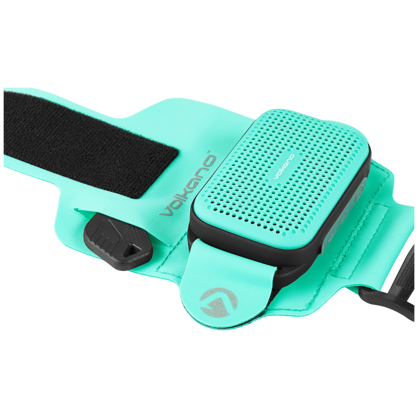 Volkano Pumped Series Wearable Speaker with Armband - Mint