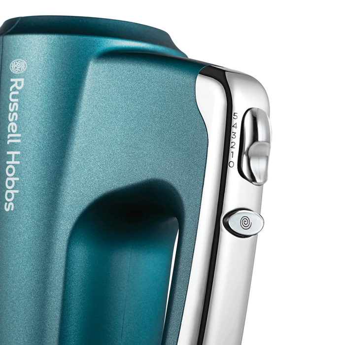 25891Sa Russell Hobbs Swirl Hand Mixer Turquois - Everyday Elektronics South Africa
