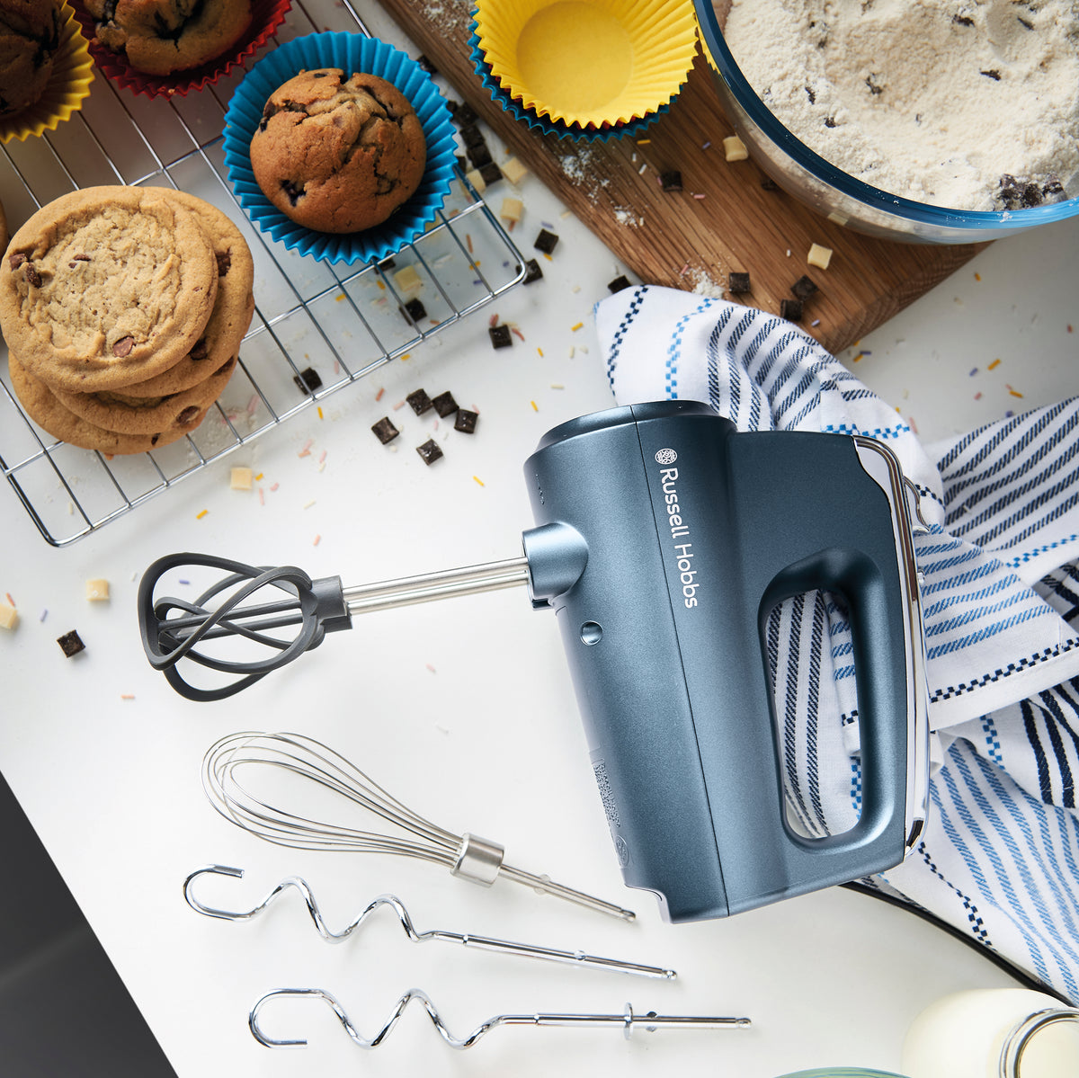 RUSSELL HOBBS SWIRL HANDMIXER SAPPHIRE 25893SA