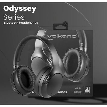Volkano Odyssey ANC Bluetooth Wireless Headphone - Black