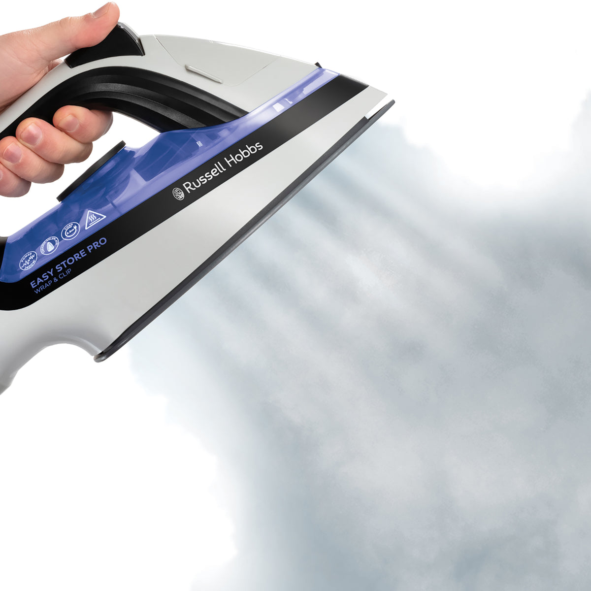 RUSSELL HOBBS EASY STORE PRO WRAP & CLIP STEAM IRON 26730SA