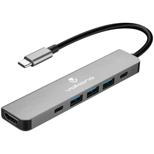 VOLKANO EXPAND SERIES 6 IN 1 TYPE C HUB