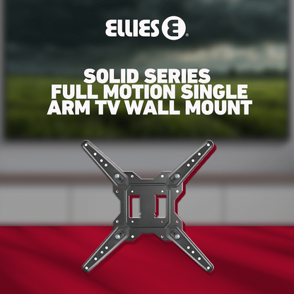 Ellies Solid series Full Motion Single Arm Tv Wall Mount For 23" - 55" TVs