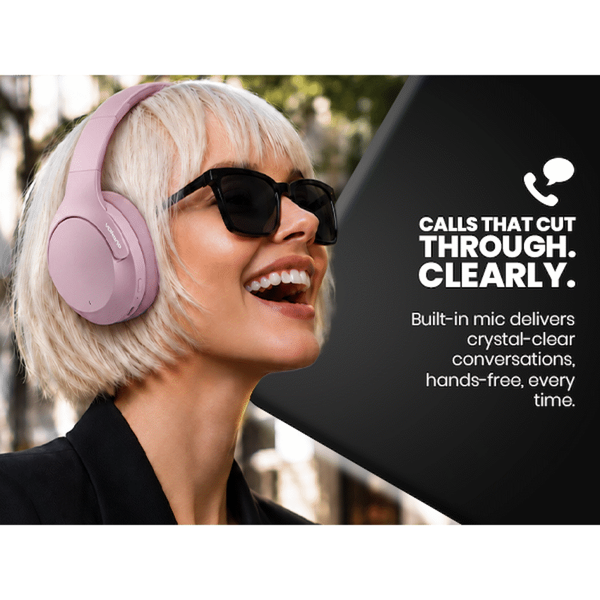 Volkano Odyssey ANC Bluetooth Wireless Headphone - Rose Gold