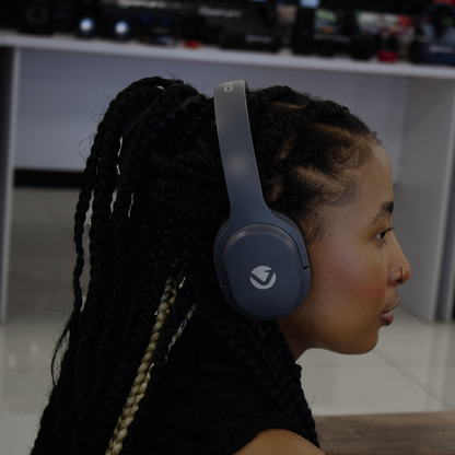 Volkano Pebble Series Bluetooth Headphones - Dark Grey