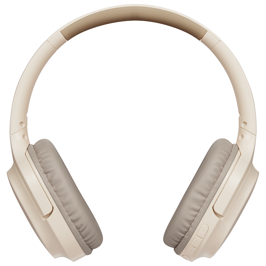 Volkano Pebble Series Bluetooth Headphones - Khaki
