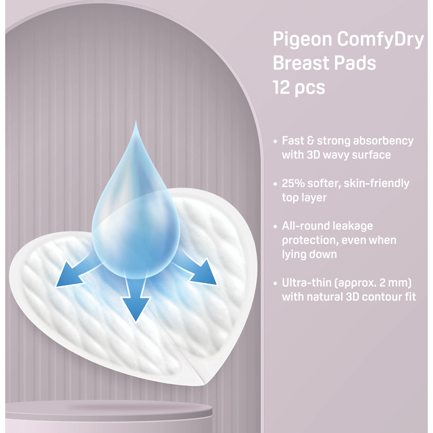 Pigeon Comfydry Breast Pads 12 pcs