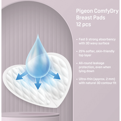 Pigeon Comfydry Breast Pads 12 pcs