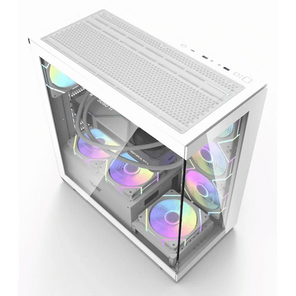 darkFlash DS900 ATX Computer Case - White