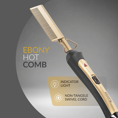 Elektra Ebony Hot Comb