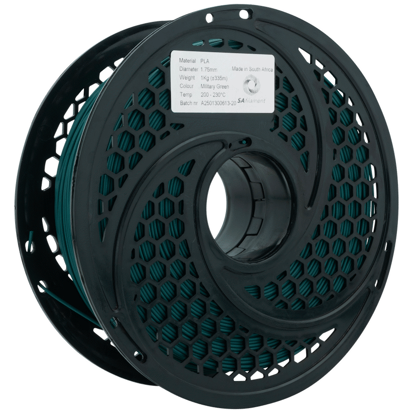 SA Filament PLA Filament 1kg - Military Green