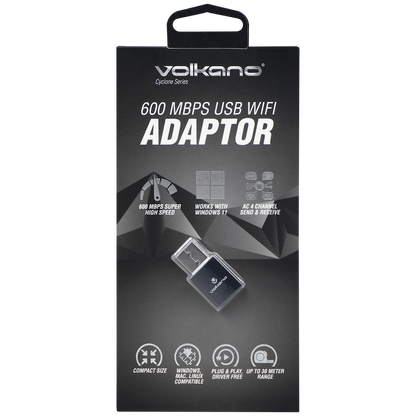 Volkano Cyclone 600Mbps USB Wi-Fi Dongle