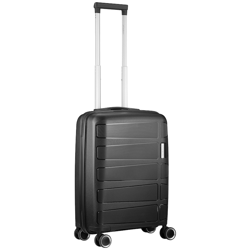 Travelwize Tourer PP 55cm 4-wheel Spinner Luggage Black