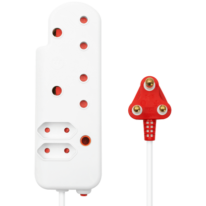 Ellies 4 Way Medium Surge Extension Lead -10M
