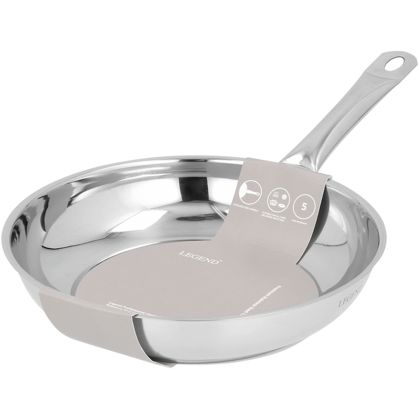 Legend Prof Chef 28cm Stainless Steel Frying Pan ( Order in Qty of 1)