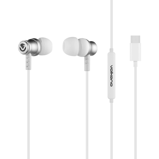 Volkano Prism 2.0 Series Type-C Earphone - White