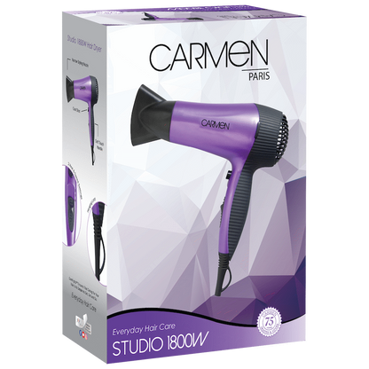 1936 - Carmen Studio 1800w Hair Dryer - Blue
