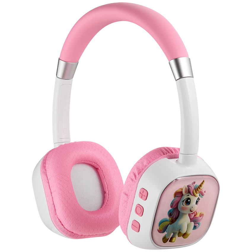 Volkano Wonder Bluetooth Wireless Headphones - Pink