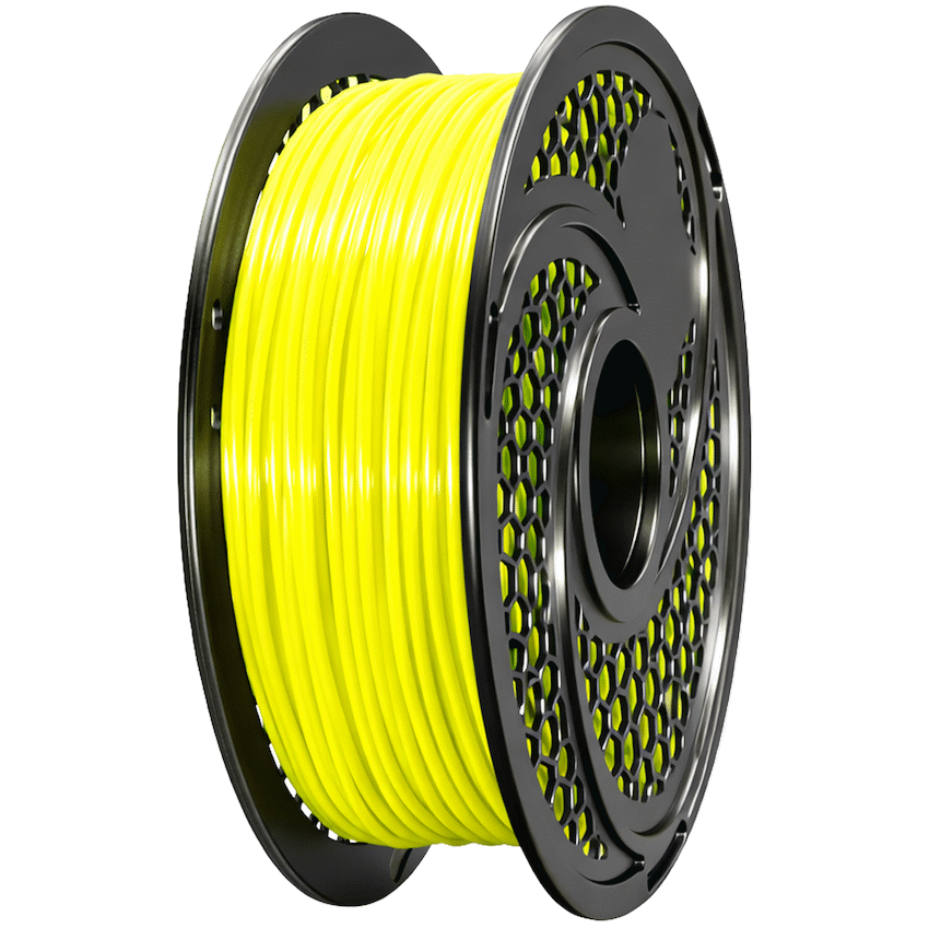 SA Filament PLA UV Neon Filament 1kg -  Lunar Yellow