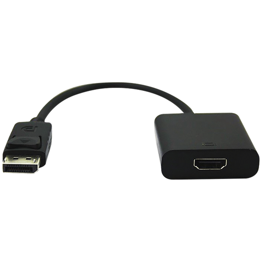 Volkano Port Series DisplayPort to 4K HDMI Converter 10cm - Black