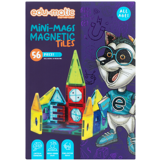 56 Magnetic Tiles, Windows and Stickers