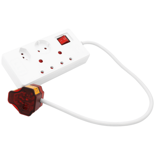 Ellies 4 way High Surge Multiplug 0.5M - WT
