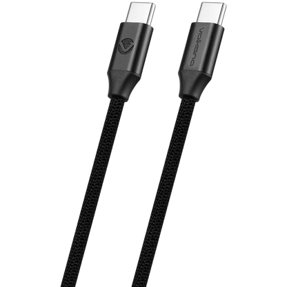 Volkano Weave Series Type-C to Type-C Cable 3m 60w - Black
