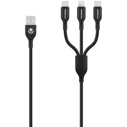 Volkano On-the-Go 3-in-1 Braided Cable