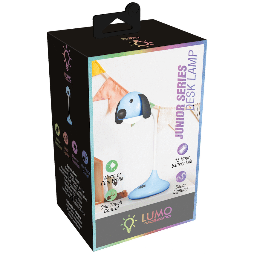 Lumo Neon Series LED Desk Lamp - Blue Dog