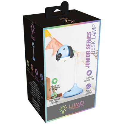 Lumo Neon Series LED Desk Lamp - Blue Dog