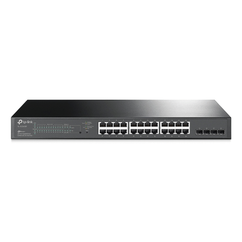 TP-Link SG2428P JetStream 28-Port Gigabit Smart Switch with 24-Port PoE+