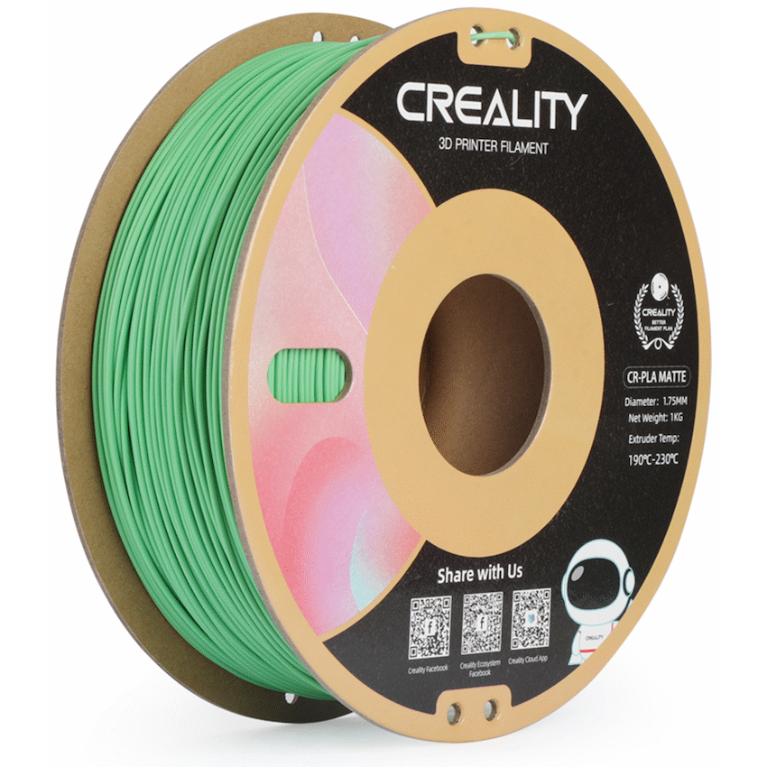 Creality CR-PLA Filament, Matte Avocado Green, 1Kg