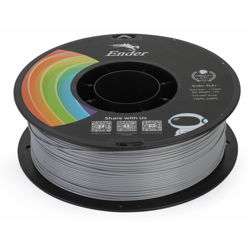 Ender PLA+ Filament Grey 1Kg