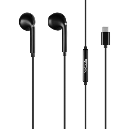 Rocka Ignite Series Type-C Earphone - Black