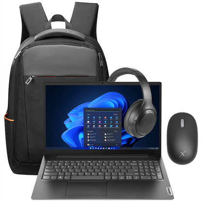 Lenovo Laptop 82YU015DSA - V15 AMD Ryzen 5 16/512 Bag+Mouse+Headphone