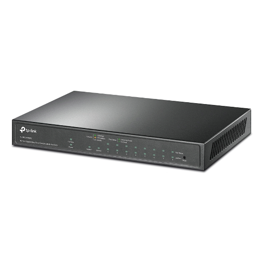 TP-Link TL-SG1210MPE 10-Port Gigabit Easy Smart Switch with 8-Port PoE+