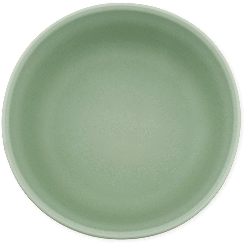Echo Baby Silicone Suction Bowl - Sage