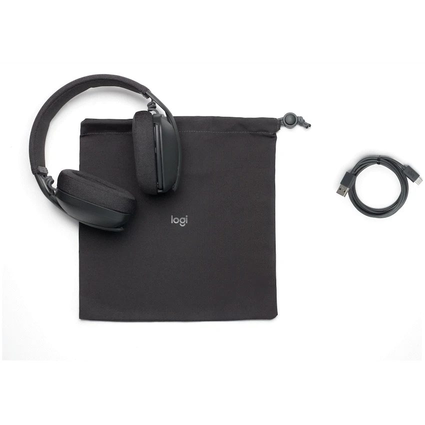Logitech(R) Zone Vibe 100 Wireless Headphones - Graphite
