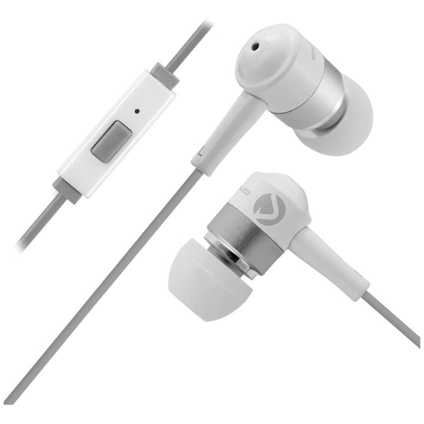 Volkano Earphones with Mic - Stannic Series - White