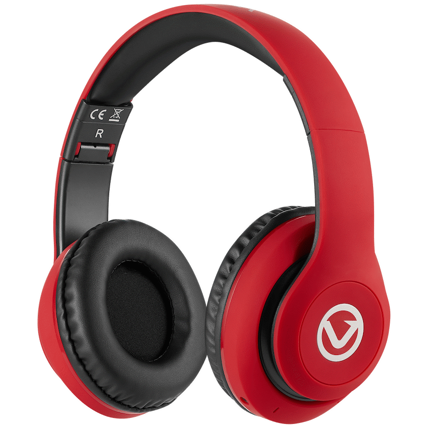 Volkano Impulse Series Bluetooth Headphones - Red
