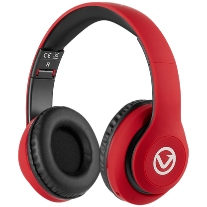 Volkano Impulse Series Bluetooth Headphones - Red