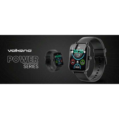 Volkano Chroma Series Smartwatch with Black Strap