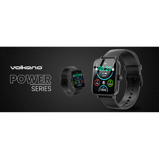 Volkano Chroma Series Smartwatch with Black Strap