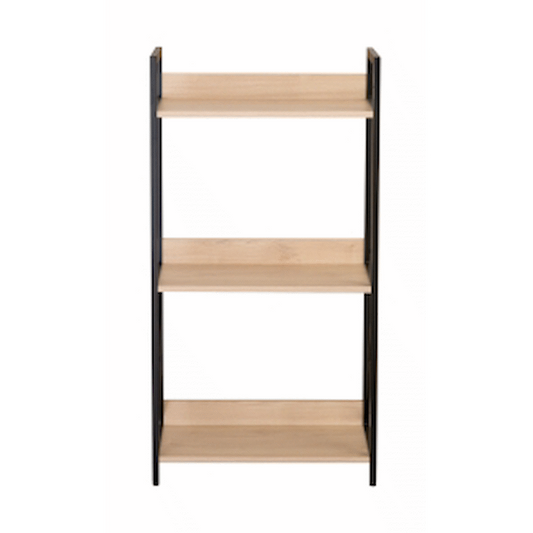 Everfurn Scandanavian Bookcase Medium with Steel Frame