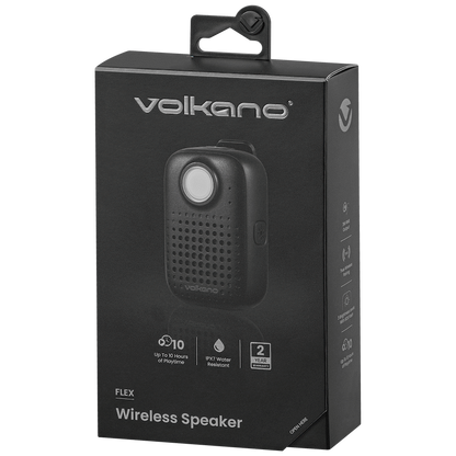 Volkano Flex Bluetooth Wireless Speaker - Black