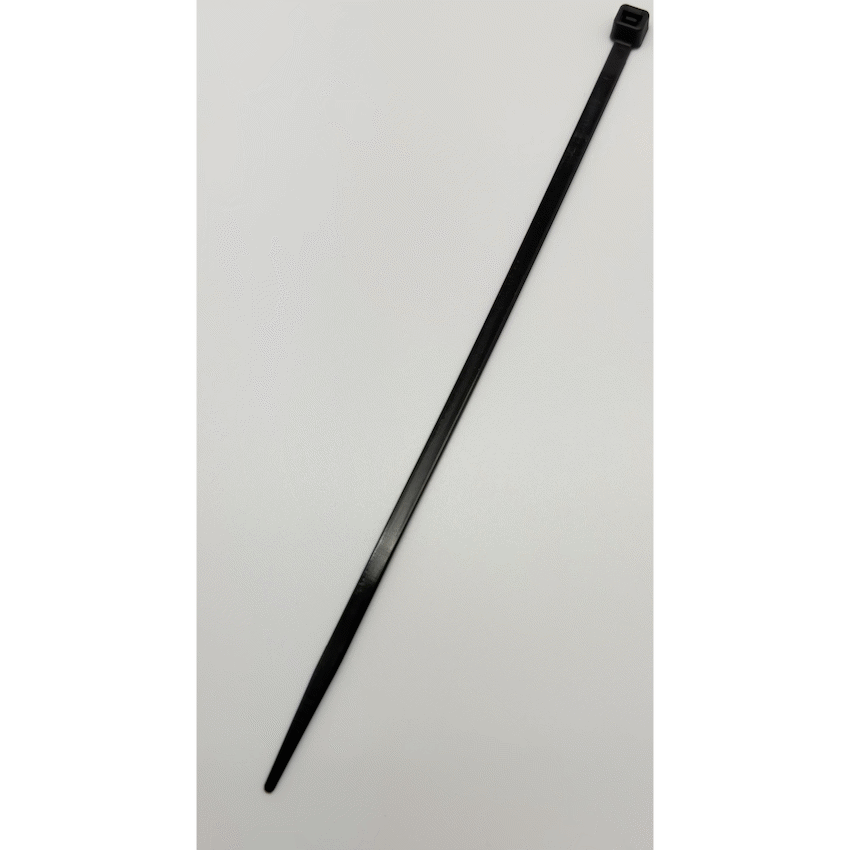 Ellies Cable Tie 4.8mm X 200mm - 50 PACK SIZE - BK